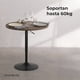 thumbnail image 3 of Pack 2 Mesas Bar Lorven Altura Ajustable Diámetro 60cm Comedor Madera Oscura, 3 of 8
