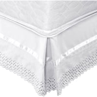 Mallorca - Faldón 144 Hilos Broderie Amanda 1 Plaza Blanco