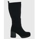 thumbnail image 4 of Bota Lisa alta Negro, 4 of 4