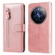 thumbnail image 1 of Funda con Cremallera para Realme 12 PRO/PRO Plus, Carcasa Cartera de Cuero PU con Soporte y Tarjetero, 1 of 6