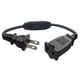 thumbnail image 3 of Cable De Extensión Polarizado De 2 Puntas Con Interruptor Para Lámparas Adaptadores De Corriente, 3 of 5
