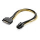 thumbnail image 1 of Cable Poder Sata Hembra 15pin A 6 Pin Pci Express Video multicolor, 1 of 3