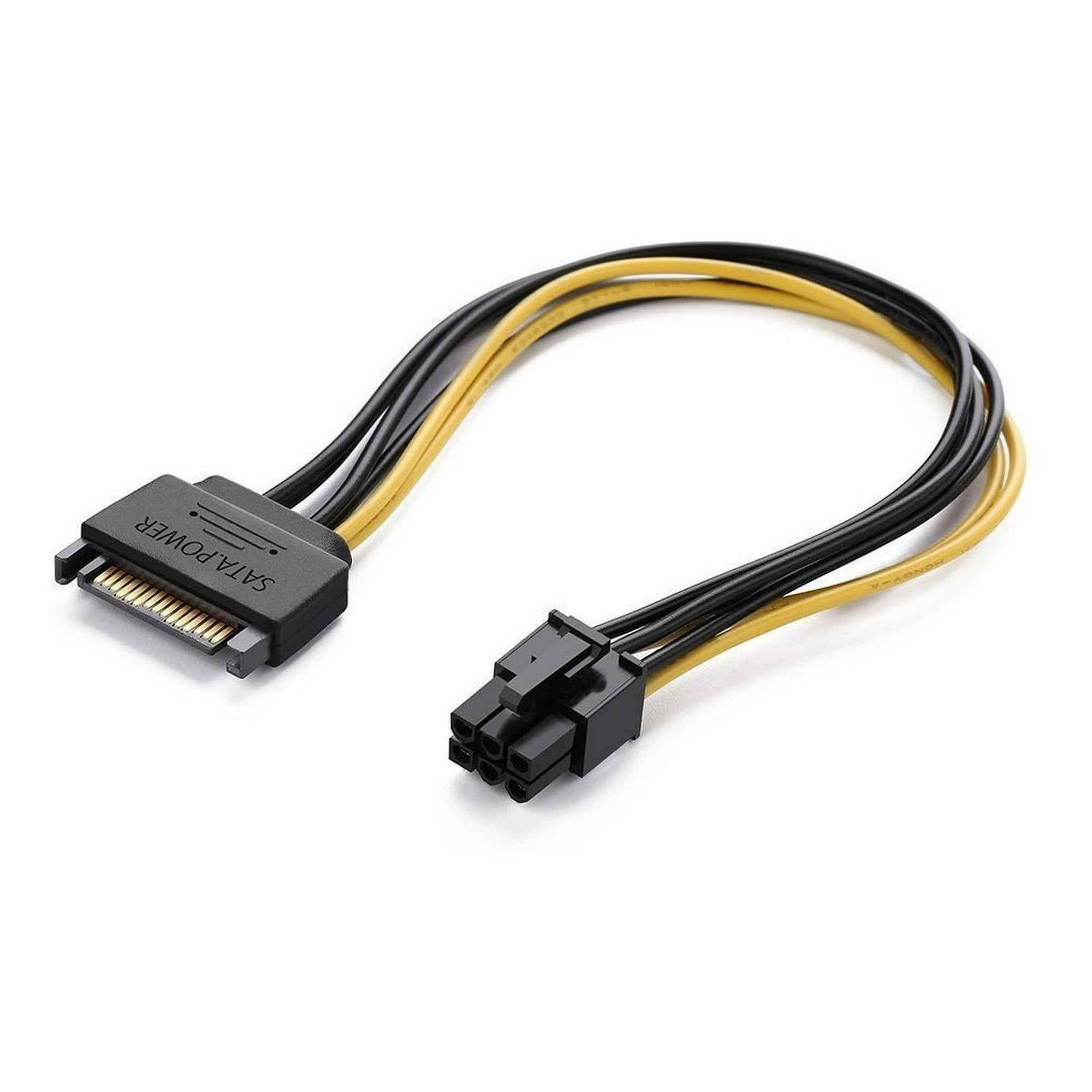Gen - Cable Poder Sata Hembra 15pin A 6 Pin Pci Express Video Multicolor