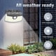 thumbnail image 2 of Luces solares con sensor de movimiento Aootek, 120 LED IP65, paquete de 6, 2 of 7