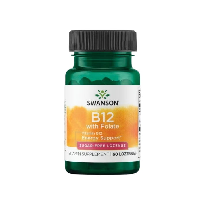 Swanson - Vitamina B12 Con Folato 60 Comprimidos