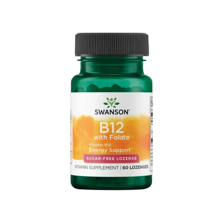 Swanson - Vitamina B12 Con Folato 60 Comprimidos