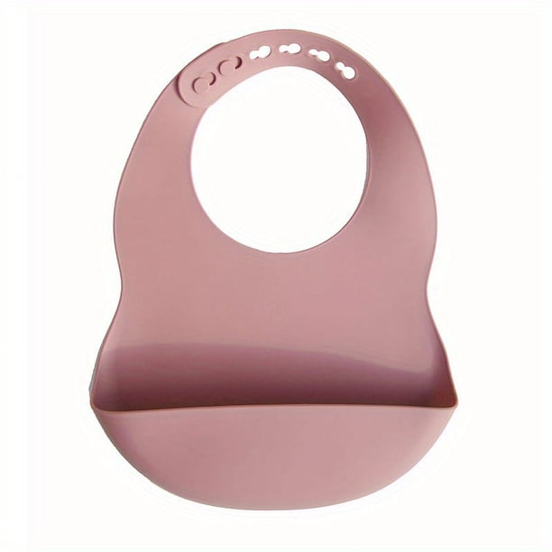 Adjustable BPA-Free Silicone Baby Bib for Mess-Free Feeding and Drooling
