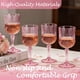 thumbnail image 5 of Copas de Vino de Plástico LEYIQU Estilo Vintage Rosadas 100 unidades, 5 of 6