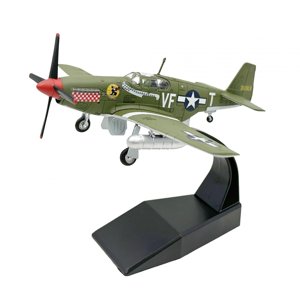 Magideal - Aleación 1/72 Modelo De Avión Modelo De Fundición A Presión Decoración De Escritorio Colección De Recuerdos Avión Con Base Para Estantería Café