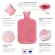 thumbnail image 5 of Botella de Agua Caliente REVITALE 2L con Funda Suave Color Rosa Bebé, 5 of 9
