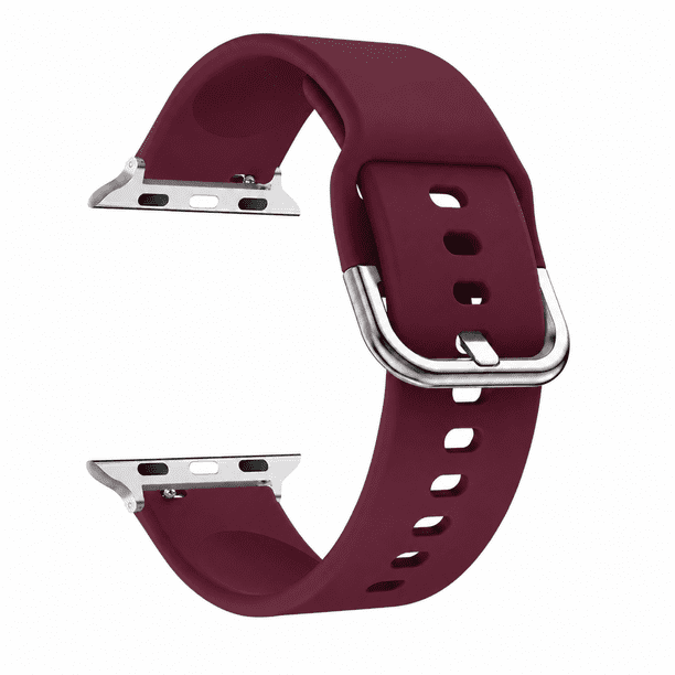 Correas Para Apple Watch Serie 7 - 45MM - Silicona Con Hebilla