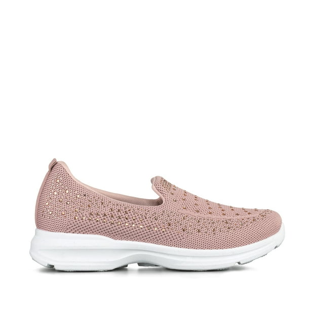 Zapatilla casual Mujer Slip On Con Pedrería Weide TFA203