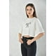 thumbnail image 1 of Polera Mujer Blanca Crop Manga Corta Talla S, 1 of 3
