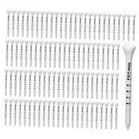 Magideal - 100 Piezas Soporte Para Pelotas De Golf Tee De Golf Ayuda Para Entrenador De Swing De Golf Equipo De Golf Profesional Tees De Golf Para Entrenamiento 83 Mm