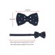 thumbnail image 2 of INSPIRE CHIC Pajaritas Unisex Pre-Anudadas Correa Ajustable Lunares Pajarita Azul Marino Talla Única, 2 of 5