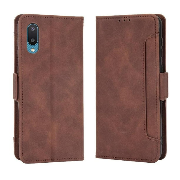 Funda Tipo Billetera FOXDOCK para Samsung Galaxy M02 – Tapa Flip con Tarjetero