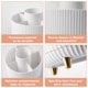 thumbnail image 5 of Soporte organizador para brochas de maquillaje, ventilador, giro 360°, blanco, 5 of 7