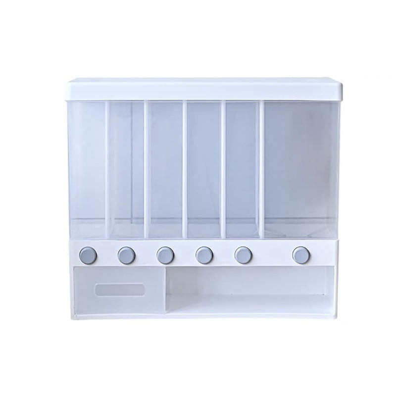 Genérico - Dispensador De Alimentos Secos Contenedor 6 Rejillas Lau