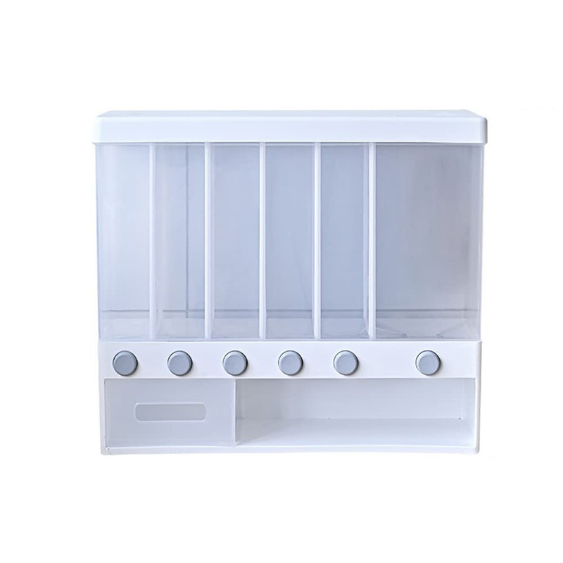 Genérico - Dispensador De Alimentos Secos Contenedor 6 Rejillas Lau