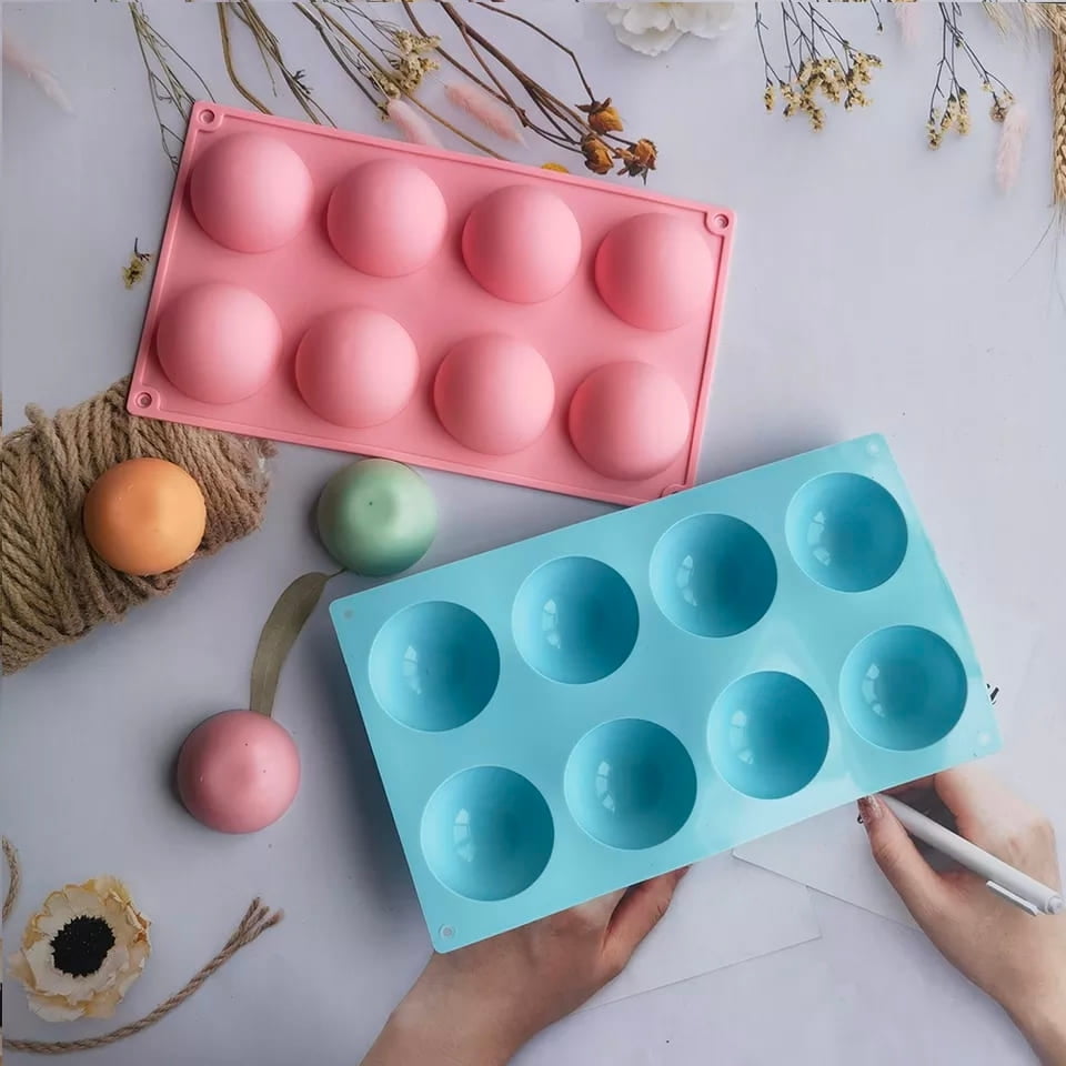 Disparo - Molde De Silicona Chocolate Molde Silicona 8 Media Esfera