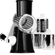 thumbnail image 1 of 1pc, Cheese Grater, Kitchen Mandoline Vegetable Slicer With 3 Interchangeable Blades, Rotary Grater, Ceative Slicer For Fruit, Grinder For Potato Carrot Nuts, Kitchen Supplies, Kitchen Tools, 1 of 3