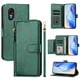 thumbnail image 2 of Funda Billetera Cremallera para Samsung Galaxy Xcover 5 con Porta Tarjetas, Soporte y Correa Verde, 2 of 5