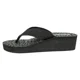 thumbnail image 3 of Sandalia Mujer Creta Plataforma Negro Alquimia, 3 of 3