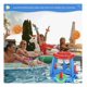 thumbnail image 3 of Juego Inflable Aro Basquet + Lanza Anillos Pool24k Piscina Azul, 3 of 7