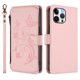 thumbnail image 2 of Funda Cartera Mariposa para [iPhone 13 Pro Max] con Soporte y Cremallera Rosa, 2 of 6