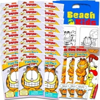 Set De Obsequios Para Fiestas Disney Garfield Con 24 Paquetes De Juego Con Colores