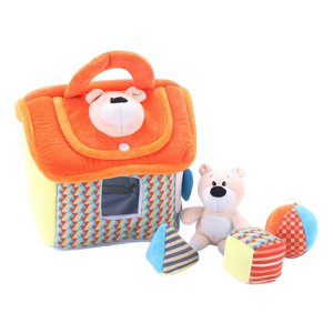 Bothyi - Bloque De Tela Suave Interactivo Para Niños Para Niñas Niños Casa De Osos Para Niños