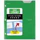 thumbnail image 1 of Carpeta Five Star de 2 bolsillos, plástico, verde bosque, 1 of 7