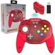 thumbnail image 1 of Controlador inalámbrico Retro-Bit Tribute 64 V2 para N64 Clear Red, 1 of 6