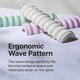 thumbnail image 4 of Rodillo Muscular SNPE Wave Pillow II – Estirador de Columna, 4 of 6