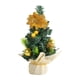 thumbnail image 2 of Mini árbol de Navidad Artificial Dorado, 2 of 3