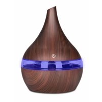 Tomasstore - Humidificador Marrón Aromatizador Difusor Aire 300Ml Usb