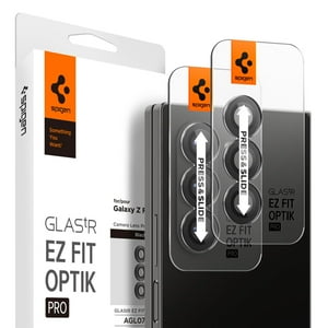 Protector De Pantalla Para Lente De Cámara Spigen Glastr Optik Pro Galaxy Z Fold 6 Negro, Paquete De 2