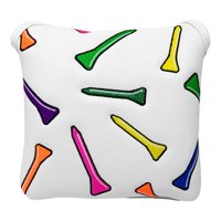 Magideal - Durable Golf Mallet Putter Head Cover Golf Club Kopfbedeckung Fácil De Limpiar Protección De Material Cuero Pu Para Ejercicio Libre Bolsa Para Golf Accesorio , Cuadrado 12,5X12Cm Talla Única