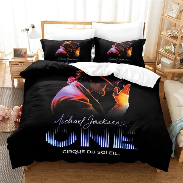 3D Michael Jackson Bedding Set Single Twin Full Queen King Size Michael Joseph Jackson Bed Set Teenagers Bedroom Duvetcover SeBed Sheets