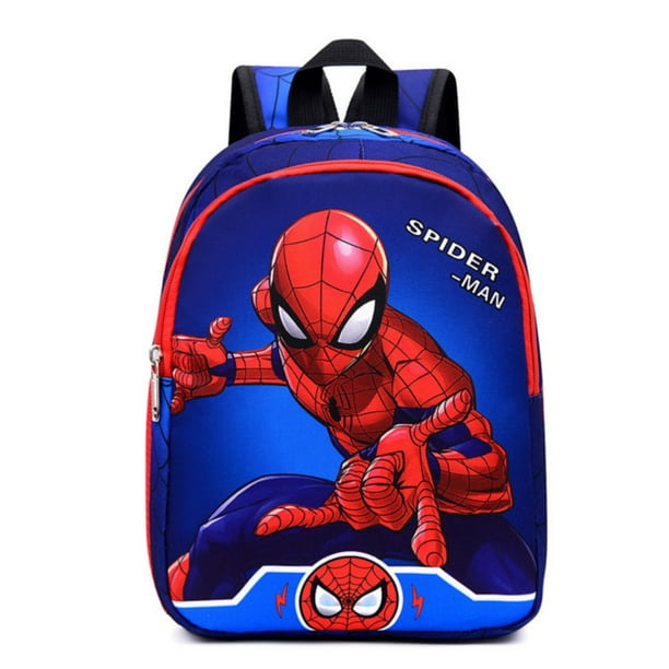 Spider Man Children Cartoon Schoolbag Girls Kindergarten Backpack For 3-6years Old Kids Breathable Waterproof Bag