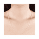 thumbnail image 3 of Cadena Plateada Tipo Serpiente 45 cm, 3 of 5