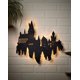 thumbnail image 1 of Letrero iluminado Spirit Halloween 36 cm x 41 cm multicolor con LED, 1 of 2