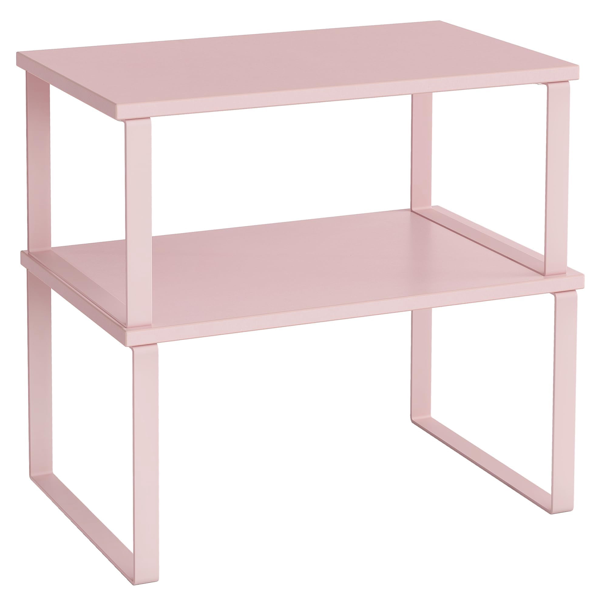 Estante Organizador De Armario Songmics Kitchen Jelly Pink Set 2