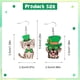 thumbnail image 2 of 2 pares de pendientes del Día de San Patricio para mujeres y niñas, bonitos pendientes colgantes con forma de perro y gato, trébol verde, pendientes irlandeses de buena suerte, pendientes de madera de, 2 of 7