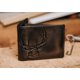 thumbnail image 5 of Cartera plegable House de Jack Co. Deer para hombre, cuero negro, 5 of 7