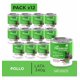 thumbnail image 2 of Pack x12 Vitalcan Premium Gato Adulto – Trocitos con Pollo en Salsa 340g, 2 of 4
