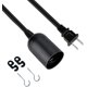 thumbnail image 3 of Cable de lámpara colgante con forma de linterna colgante de 15 pies, paquete de 2, 3 of 7