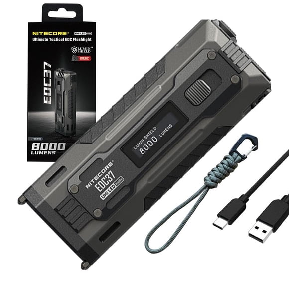 Linterna Nitecore EDC37 8000 lm USB‑C 420 m
