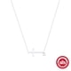 thumbnail image 1 of Collar HESHPAWS S925 Sterling Silver Cross Plateado, 1 of 3