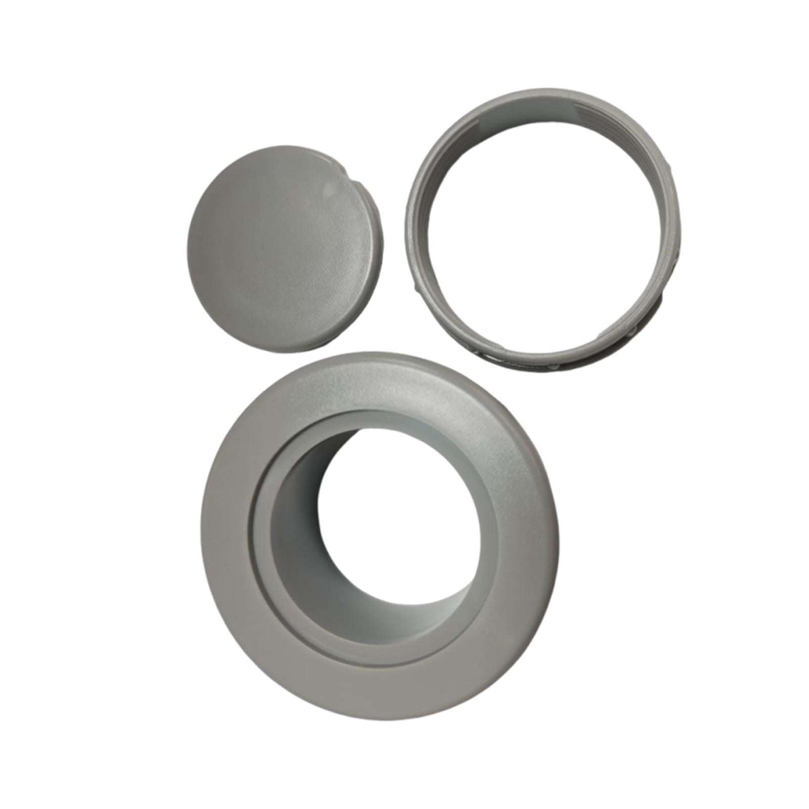 Magideal - Juego De Tapas Para Orificio De Sombrilla, Estabilizador, Pieza, Inserto Para Orificio De Sombrilla, Mesa De Patio Para Rv, Porche, Terraza O Patio. Gris